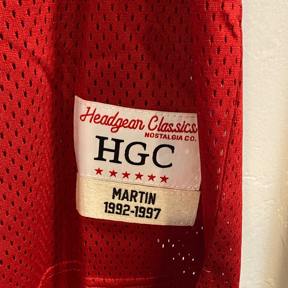 Martin Red Men's Basketball Jersey - Number 23 - Picture 3 of 4